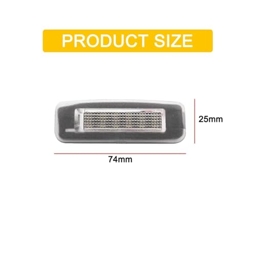 Luz matrícula LED 12V Ford Focus MKI evita multas por bombilla fundida 3