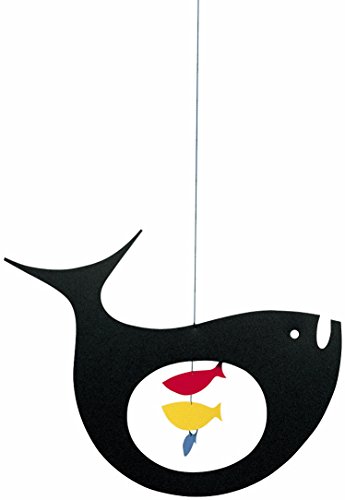 Expecting Fish Hanging Mobile - 10 Inches - Handmade in Denmark by Flensted