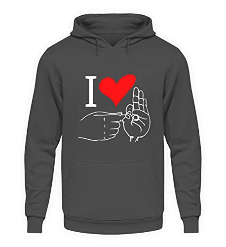 Sweat à capuche unisexe I Love Sex pour oser un look original