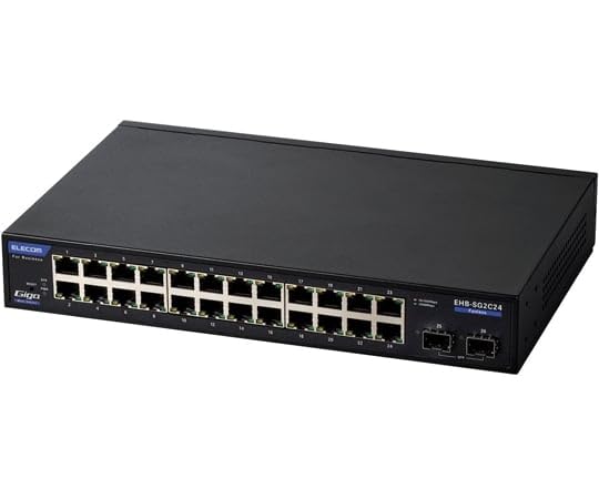 ELECOM エレコム スイッチングハブ (EHB-SG2C08-PL) レイヤー2 Giga対応 PoE Webスマートスイッチ - EHB-SG2C08-PL