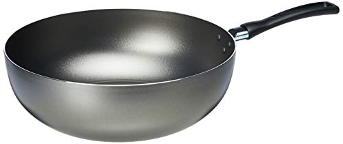 Wok com Tampa Garlic, 28 cm, Grafite, Brinox