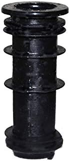 #502D 2-1/4" to 2-3/8" OD Replacement Plastic Insert Seat Post Bushing for Kitchen, Dinette Chair Swivels