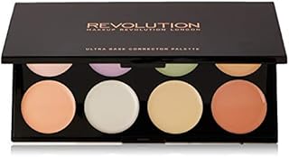Makeup Revolution Ultra Base Corrector Palette  Concealer Palette with 8 Corrective Shades  Vegan, Gluten-Free and Cruelty Free  13 g