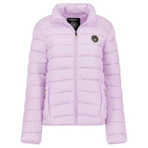 Geographical Norway ATIKAMAP Femme – Doudoune Légère Matelassée Mi-Saison – Blouson Chaud Daily Wear – Veste Outdoor Coupe-Vent avec Capuche Amovible...