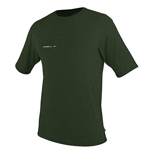 O'Neill Herren Hybrid UPF 50+ Kurzarm Sun Shirt, Dark Olive, 3XL