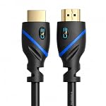C & E 12 ft Male to Male -HDMI cable – 3.66 meter 4K HDMI cord (HDMI to HDMI cable @30Hz High Speed with Ethernet (Black, For TV)