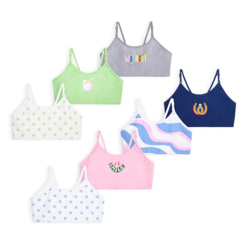 Image of YouGotPlanB Cotton Everyday Training Bra for Pre-Teen Girls | Non-Padded, Full Coverage, Adjustable Straps for 8-16 Years