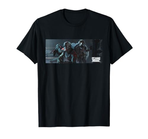 T-shirt Star Wars imprimé Bad Batch en coton respirant et col rond