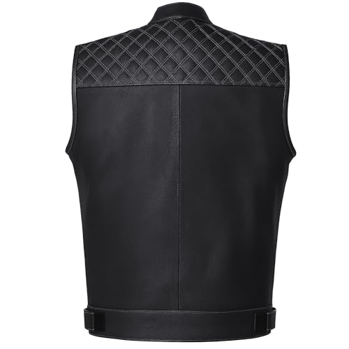 Jackets 4 Bikes SOA Genuine Buffalo Leather Vest