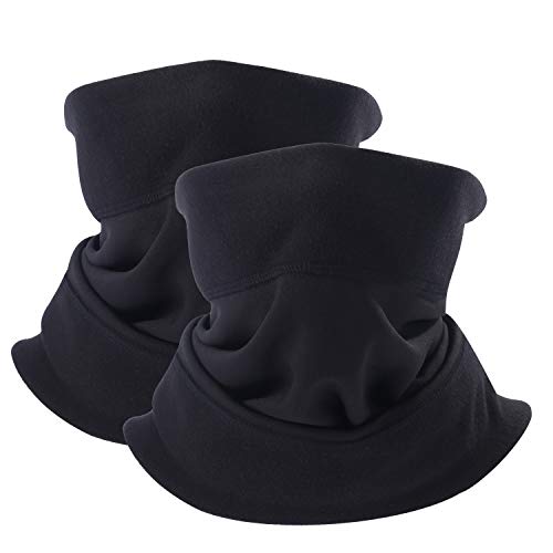 Neck Warmer Gaiter- Winter Thicken Soft Elastic Fleece Skiing Face Scarf Mask