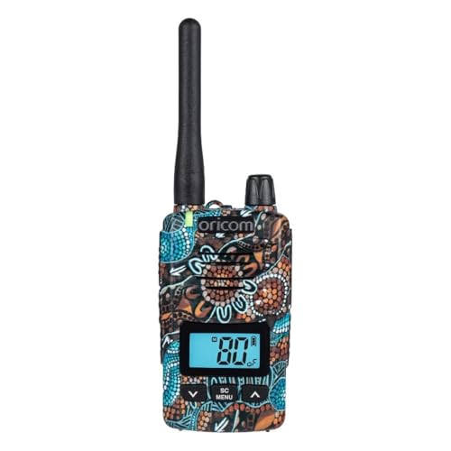 Oricom DTX600 Waterproof IP67 5 Watt Handheld UHF CB Radio Walkabout (DTX600WA) - 80 Channels, Duplex, Die-Cast Metal Chassis, Switchable RF Power, Waterproof Dust IP67, Signal Monitor, Triple Watch