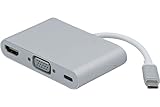Catégorie Convertisseur USB 3.1 Type C vers HDMI +VGA + CHARGE TYPE C