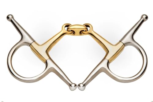 Full Cheek Snaffle Horse Bit – Stainless Steel, 5.5-Inch Mouthpiece – Durable Horse Tack (5.5)