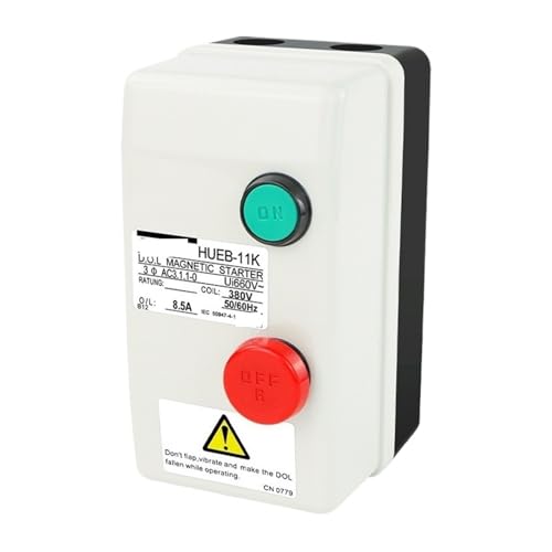 Démarreur magnétique pour moteur triphasé interrupteur HUEB-11K