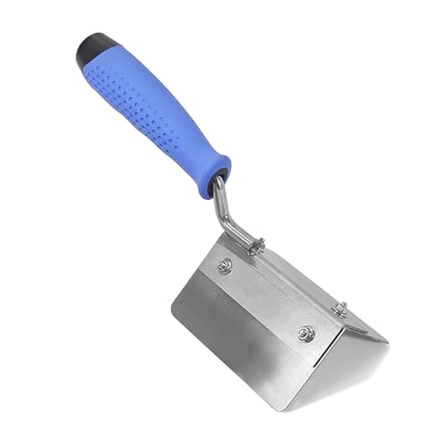 Versátil juego de espátulas de esquina de acero inoxidable para bordes de pared impecables diseñadas para constructores y diseñadores de interiores, herramienta de acabado de ángulo de pared