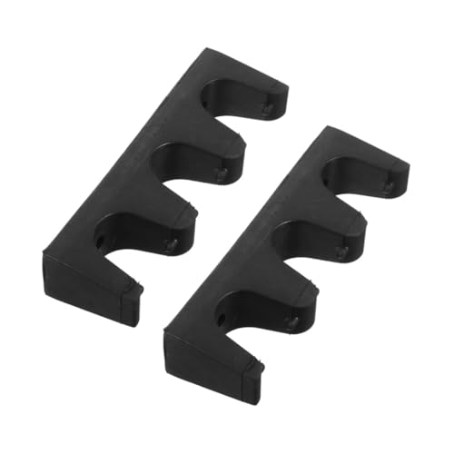 Totority 2Pcs Wall Mount Pool Stick Holder Plastic Billiard Cue Rack for Display Durable Cue Rack for Home and Game Rooms Pool Cue Storage