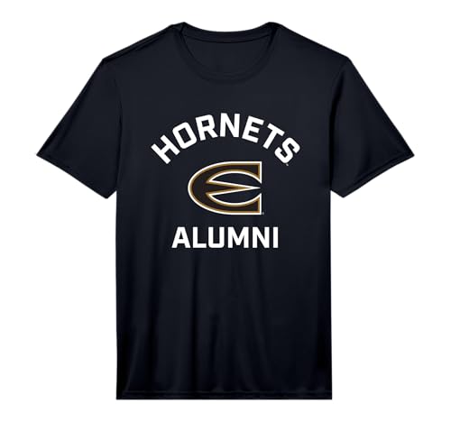 Mens Emporia State University ESU Hornets Arched Alumni Performance T-Shirt