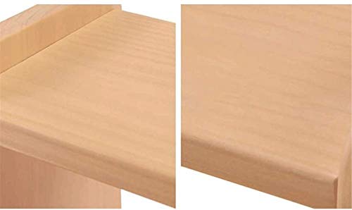 Taburete de peldaño portátil y resistente de madera maciza para niños 6