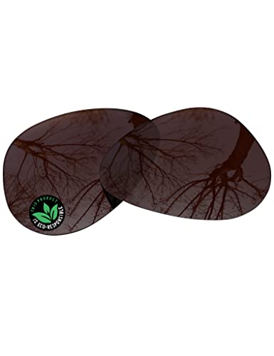 Image of Raydi Polycarbonate Replacement Lenses & Rubber Kits for RayBan Aviator RB3025 58mm Sunglasses