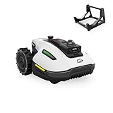 MAMMOTION YUKA mini 2 1000 Robot Rasaerba senza Cavo Perimetrale con Supporto per Autolavaggi, Consigliato per 1000m², LiDAR 360° + Visione AI, Riconoscimento di Oltre 300 Ostacoli, DropMow