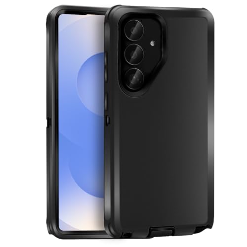 Cljlixcy Galaxy S25+ Case (6.7"), Drop Protection Full Body Heavy Duty Case,Shockproof/Drop/Dust Proof 3-Layer Protective Durable Cover for Samsung Galaxy S25+ 5G Black - image 1