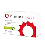 Metagenics Vitamina D 2000 U.I. - Integratore per Sistema Immunitario e Supporto a ossa, denti e muscoli - 168 Compresse Masticabili