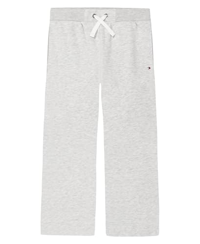 Image of Tommy Hilfiger Girls' Fleece Wide Leg Bottom Jogger Sweatpants with Drawstring & Functional Side Pockets