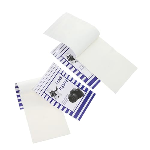 Hoement 200 Piezas Unidades Papel Limpieza Lentes Desechable Limpiar Gafas Cámaras Pantallas Dispositivos Ópticos