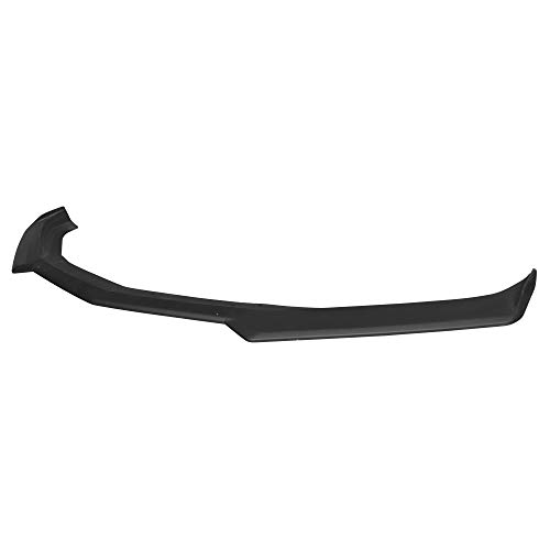 IKON MOTORSPORTS, Front Bumper Lip Compatible with 2016-2024 Chevy Camaro, 1LE Style Matte Black Front Air Chin Dam Bodykit Underbody Lip Spoiler Splitter ABS Plastic