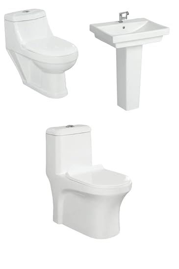 Western Toilet And Wash Basin (Pack of 3)|Sanitary Ware (199-Sanitary Ware 3)