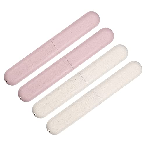 Étui pour brosse à dents de voyage VOCOSTE, lot de 4 protections pour bagage cabine et déplacements