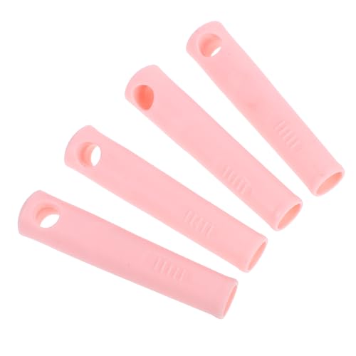 Garneck 4pcs Broom Handle Replacement Caps Non- Design Grip for Mop and Dustpan Easy Installation Hanging Nordic