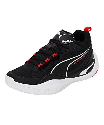 Image of Puma Playmaker Textile Mid Boot Lace Up Mens Casual Shoes