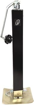 8,000 lbs. Top Wind Weld on Square Tube Drop Leg Jack with 7,000 lbs. Lift Capacity