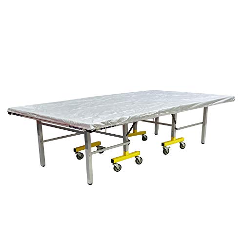 Image of Bronx Powder Coated Advance Table Tennis Table with 25 mm Both Side Laminated top and 100 mm 6+2 Stopper Wheel (2 TT bat, 3 Balls and 1 Cover)- Blue