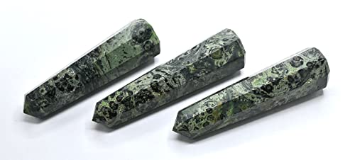 Image of Amazing Gemstone Kambaba Jasper Crystal Towers - Natural Healing Crystal Point Obelisk for Reiki Healing and Crystal Grid (3 inch to 4 inch INCH)