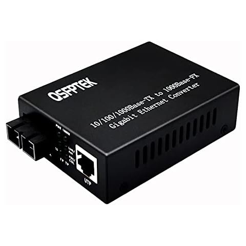 QSFPTEK Convertidor de medios Gigabit Ethernet Cover