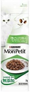 （まとめ買い）ネスレピュリナ モンプチ プチリュクス プチパック 7種のブレンド 小魚入り 50g 猫用 キャットフード 【×30】