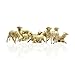 Set mit 24 Stück, beige Miniatur Schafe, 5 cm, aus Kunstharz, Tiere, Schafe, sortiert, Krippe, Tiere, Krippe, Weihnachten, Landschaft, Weihnachtsszenario