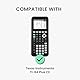 kwmobile Schutzhülle Grafikrechner kompatibel mit Texas Instruments TI-84 Plus CE Hülle - Silikon Case für Grafik Taschenrechner - Calculator Cover - Dunkelblau