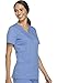 Cherokee Women's V-Neck Top, Ciel Blue, X-Large