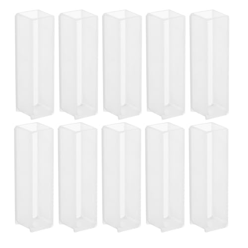 Cubetas de vidrio Toddmomy de 7 ml para solucionar errores de lectura en fluorímetro de laboratorio