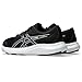 ASICS Kid's Contend 9 Grade School Running Shoes, 5.5, Black/White