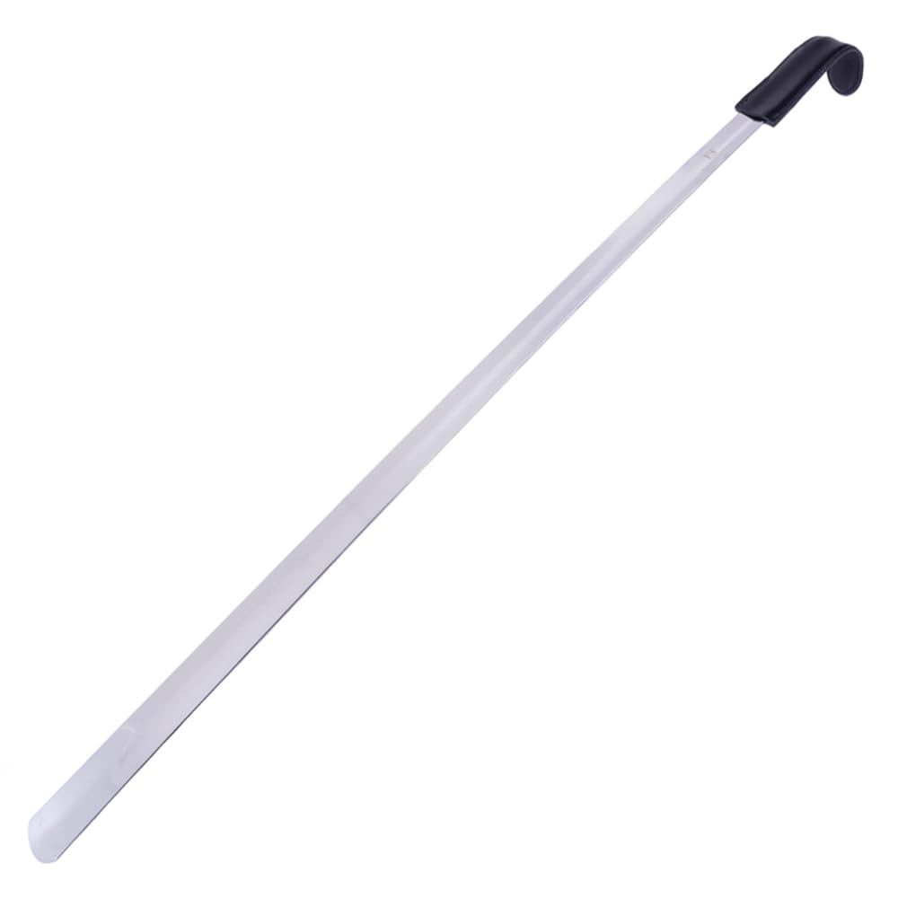 FootFitter 1.8mm Extra Thick Stainless Steel Long Shoe Horn Heavy‑Duty