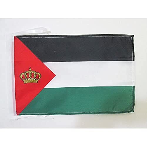 AZ FLAG, Royal Standard of Irak 1930-1958 Flag, 18'' x 12'', 100% Polyester Iraqi Kingdom Small Banner with Two Cords