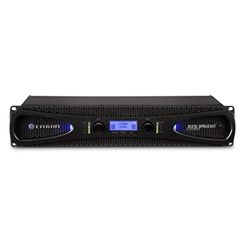 Crown XLS 2502 2.0 con cable negro amplificador de audio - amplificadores de audio (2.0 canales, D, 0,5%, 103 DB, 1200 W, 775 W)