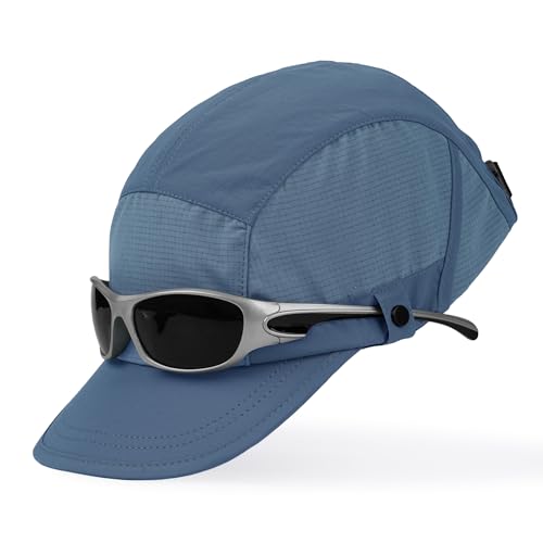 Image of CLAPE Snapback 5 Panel Hat for Men Flat Bill Funny Trucker Hats Running