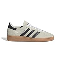 adidas Handball Spezial Schuhe für Herren, Größe 44 2/3, Beige/Schwarz/Weiß (Aluminium/Core Black/Cloud White), 44 2/3 EU