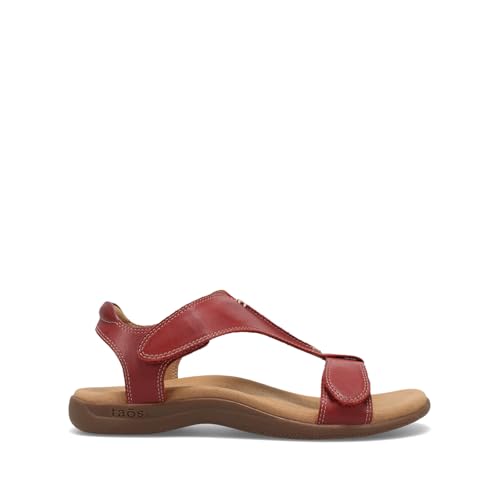 Image of Taos The Show Premium Leather Women's Sandal - Experience Everyday Style, Comfort, Arch Support, Cooling Gel Padding and an Adjustable Fit for Exceptional Walking Comfort