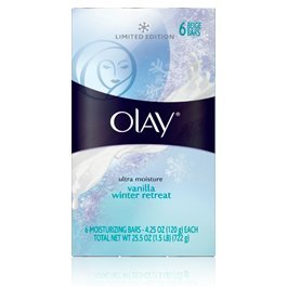Olay Limited Edition Ultra Moisture "Vanilla Winter Retreat" Moisturizing Bars 6 count 4.25 oz each
